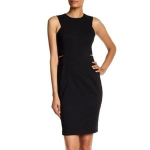Calvin Klein black cut out sheath dress